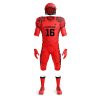 Premium custom American football uniforms with jersey and pants in team colors